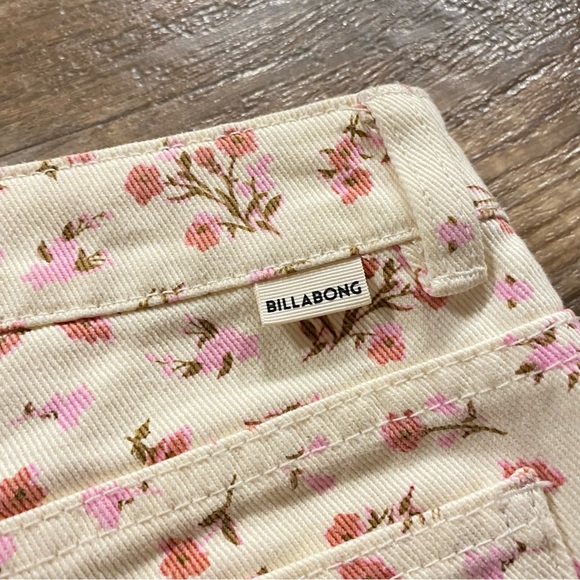 Billabong Girls’ Floral Denim Cream Mini Skirt - Picture 10 of 13